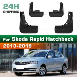 Car Front Rear Mudguards For Skoda Rapid Hatchback 2013 2014 2015 2016 2017 2018 2019 Mudflaps Accessories Splash Guard Fenders