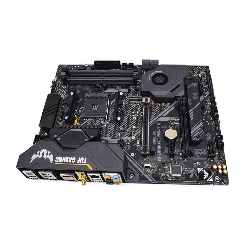 ASUS TUF GAMING X570-Plus (WI-FI) Motherboard-Set unterstützt AMD AM4 R5 5600X R7 5700X3D R9 5900X CPU, AMD X570 Chipsatz, DDR4, ATX