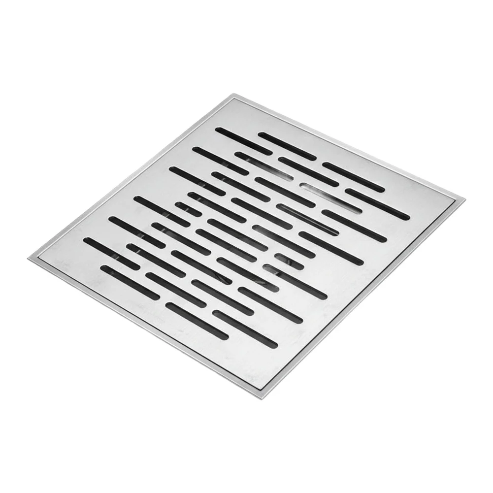 Multi-hole Grate 304 Stainless Drain 304 Stainless Steel Multi-hole Design Anti-clogging Holes Heavy Load Bearing