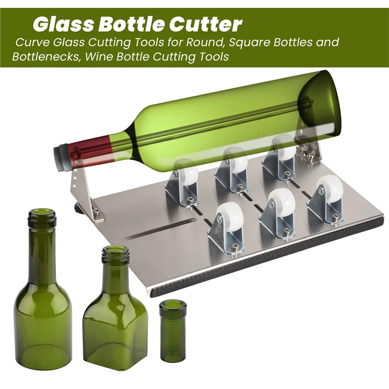 

A30R-Стеклянный резак для бутылок, изогнутые инструменты для резки стекла для круглых, квадратных бутылок и бутылок, инструменты для резки бутылок вина