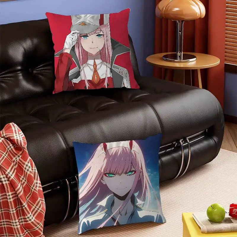

Anime DARLINGS In The FRANXX-X Pillow Case Removable Washable Cushion Cover – All-Season Soft Linen