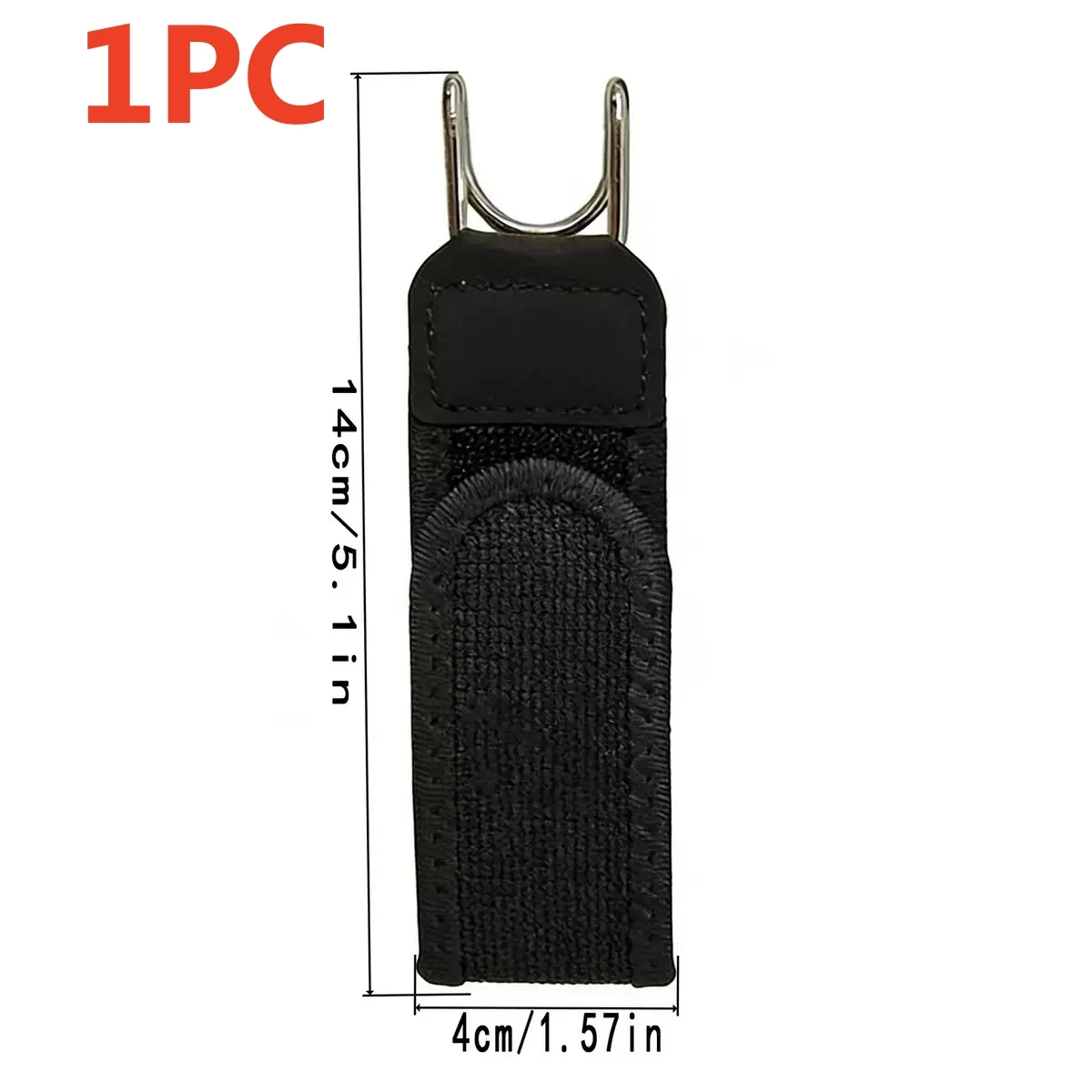 Fivela de cintura elástica ajustável, com gancho de metal com fita mágica, fechamento invisível para cintura, para caça, pesca, camping, 4/1 peças