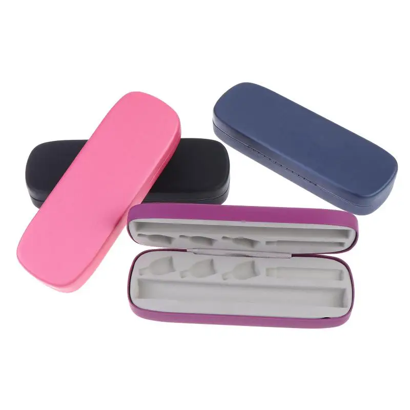1Pcs Shockproof Insulin Pen Storage Case Premium PU Hard Shell Protective Holder for Travel Diabetic Supplies