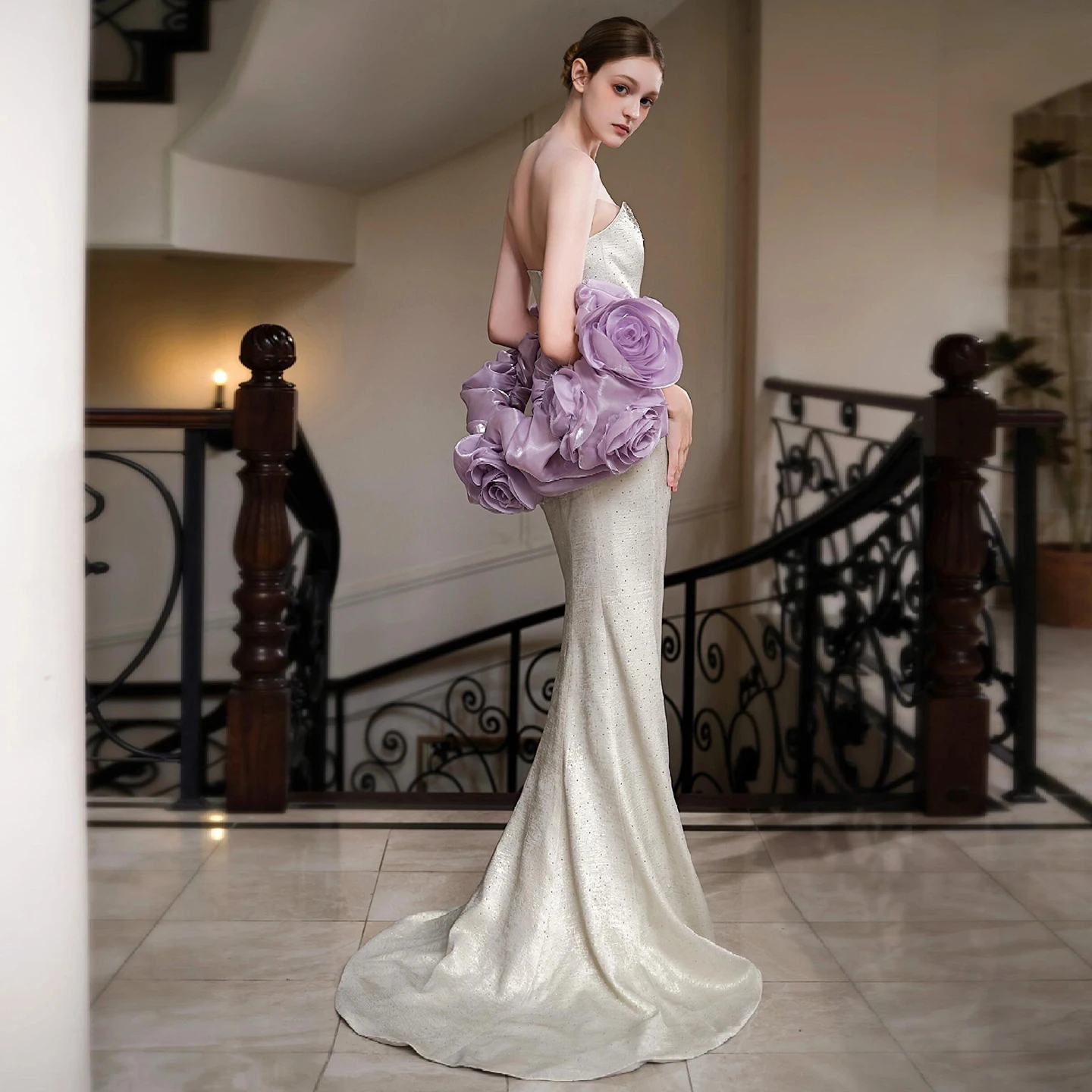 

Романтическая свадебная накидка из органзы с 3D цветами, съемная накидка с короткими рукавами без платья, модная вечерняя женская куртка, свадебные аксессуары