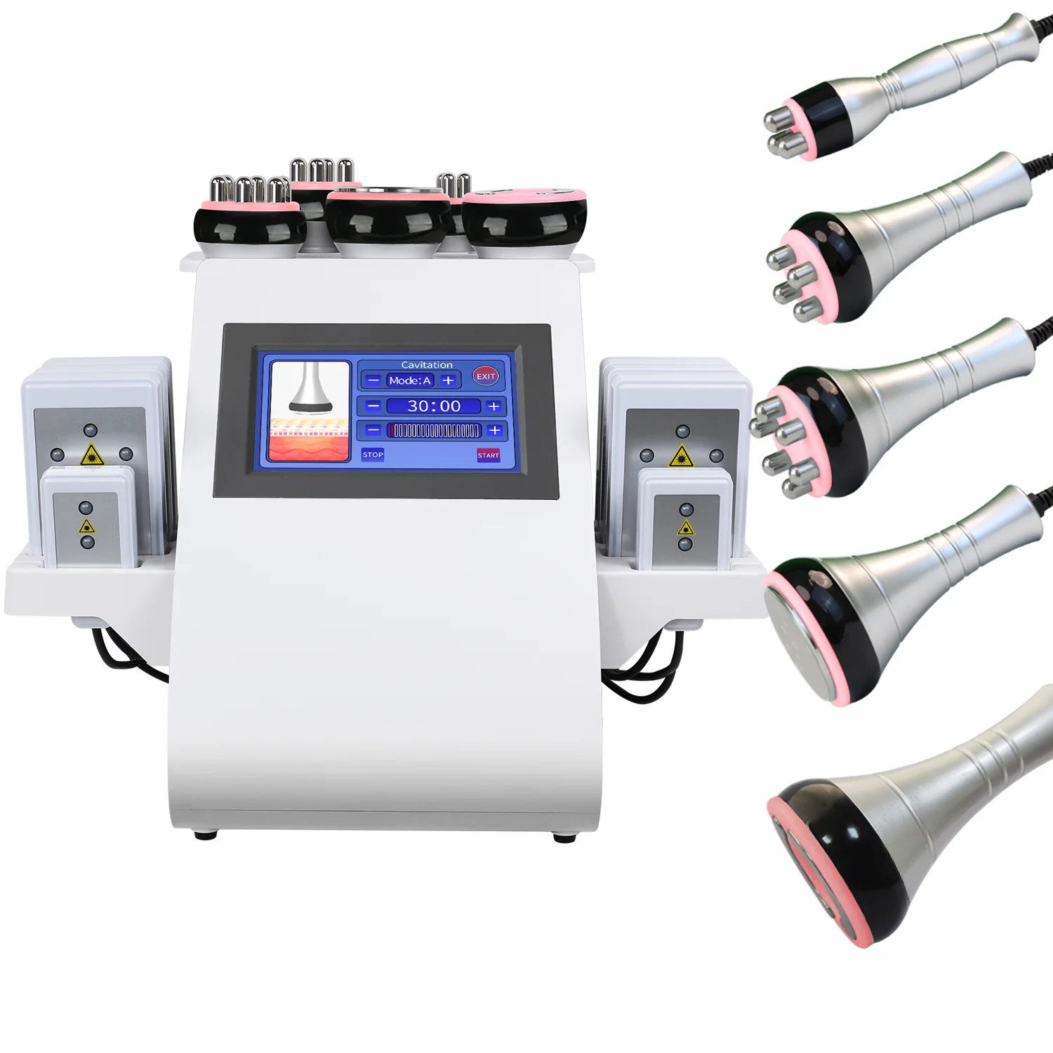 

6 in 1 40K Cavitation Machine Fat Burning Skin Tightening Vacuum RF Body Slimming Facial Lifting Massager