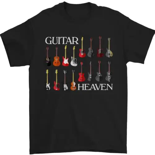 

Guitar Heaven Collection Guitarist Acoustic Mens T-Shirt 100% Cotton