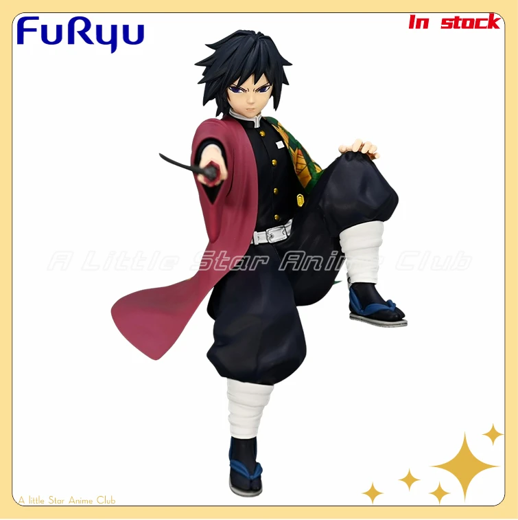

In Stock Original FuRyu Noodle Stopper Figure Blade of Demon Destruction Tomioka Giyuu Model Figure Ornament