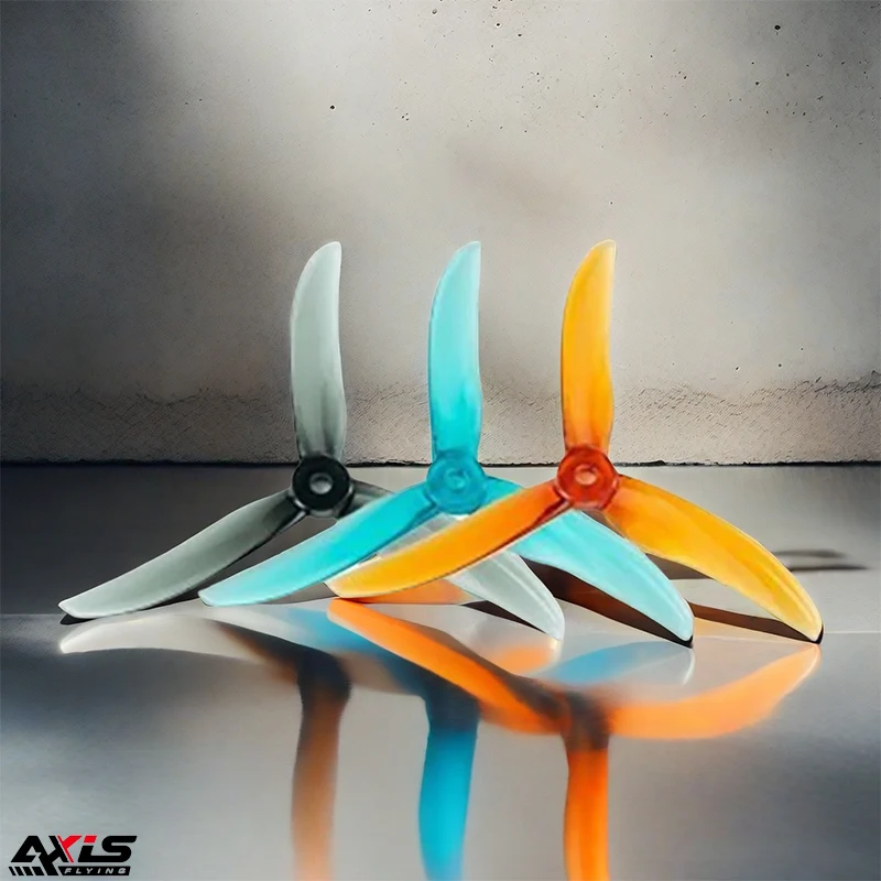 2pairs Axisflying BlackBird New BB39 Propeller Suitable for Co-brand BB2207 V3 Motors/AE2207 V2 /Bando / 3-Blade Freestyle Props