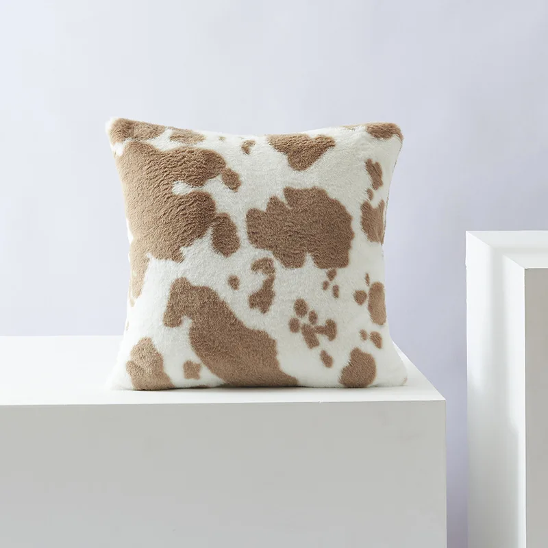 Koe Print Sofa Kussen Kussenhoes Woonkamer Kussenhoes Nachtkastje Rugleuning Lumbale Kussen Kussensloop Thuis Zachte Meubels