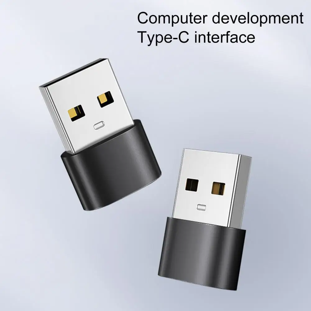 Converter Fast Charging Connector OTG Adapter f Type-C Aluminum Alloy USB to for Laptop PC Computer