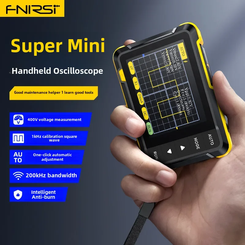 Portable Digital Oscilloscope Fnirsi-dso 152 Handheld Small Size For Beginners Teaching Repair Portable Digital Oscilloscope