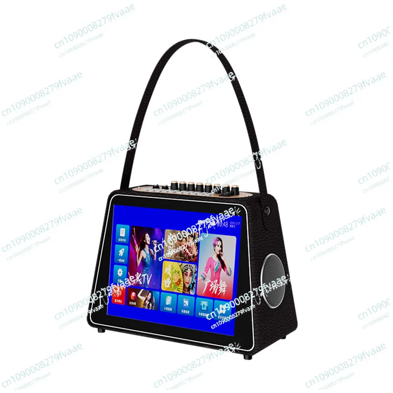 مشغل فيديو محمول بلوتوث مربع للرقص مع شاشة عرض شبكة كاريوكي واي فاي مع نقاط الموسيقى #1