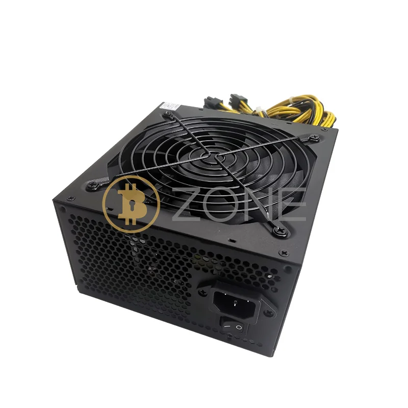 12v 6pin Power Supply 1600W 1800W 2000W Bitcoin Mining PSU PC Power Supply  Computer Mining Power Supply