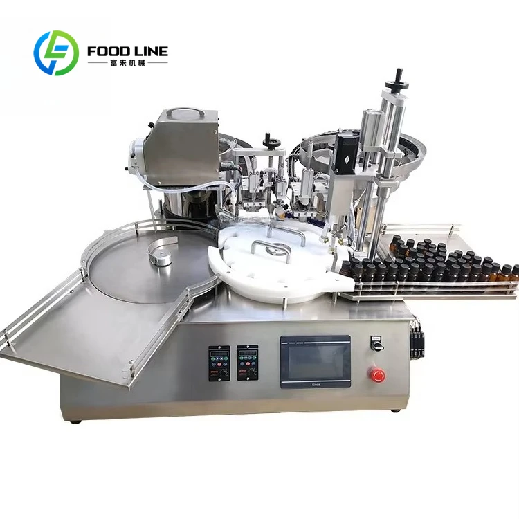 

Industrial Customized Rotary Automatic Filler for Essential Oil Eye Drops Liquid Glue Blood Tube Vial Glass Bottle