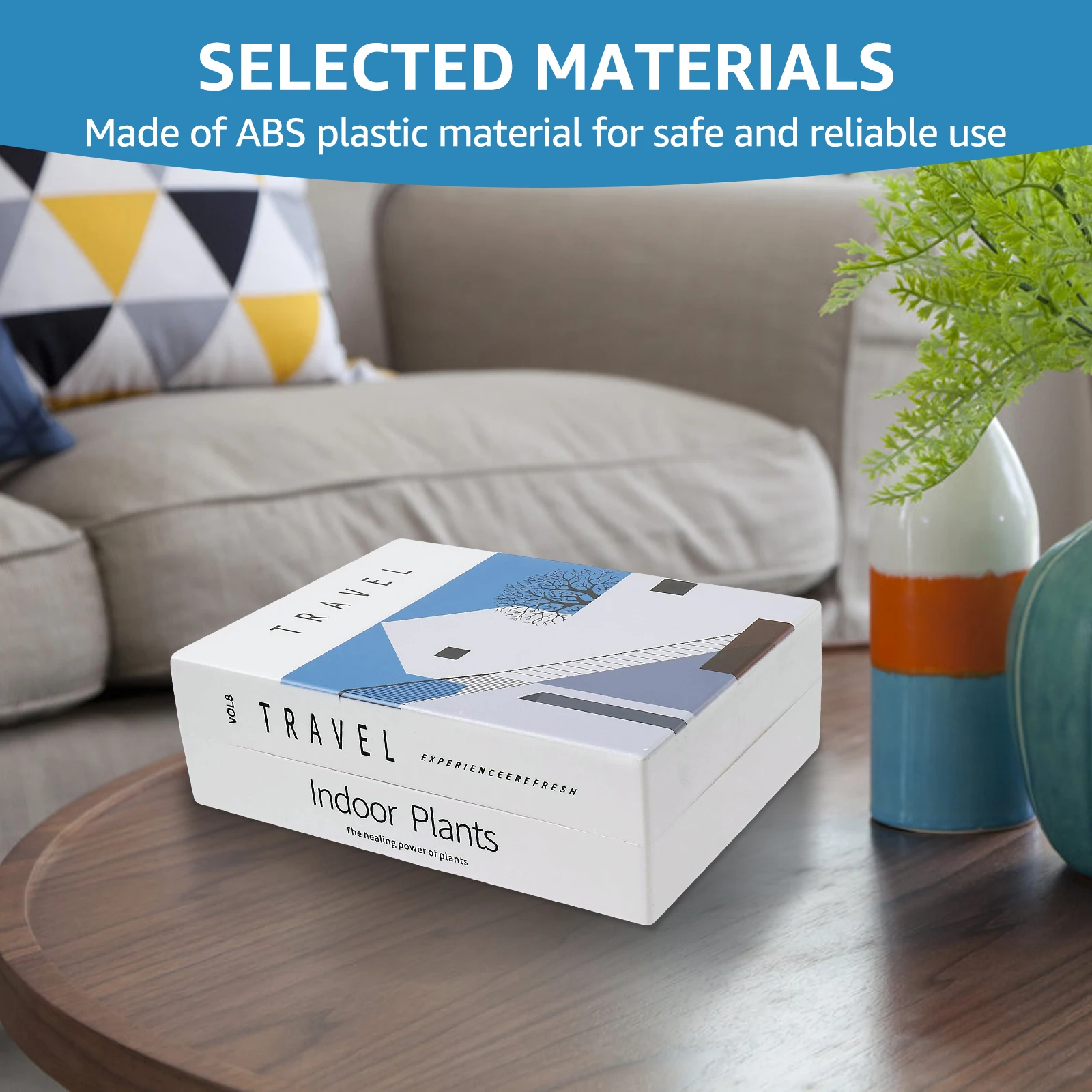 صندوق إدارة الكابلات منظم الحبل على شكل كتاب، شاحن طاولة بجانب السرير، صندوق تخزين مكتب الكمبيوتر