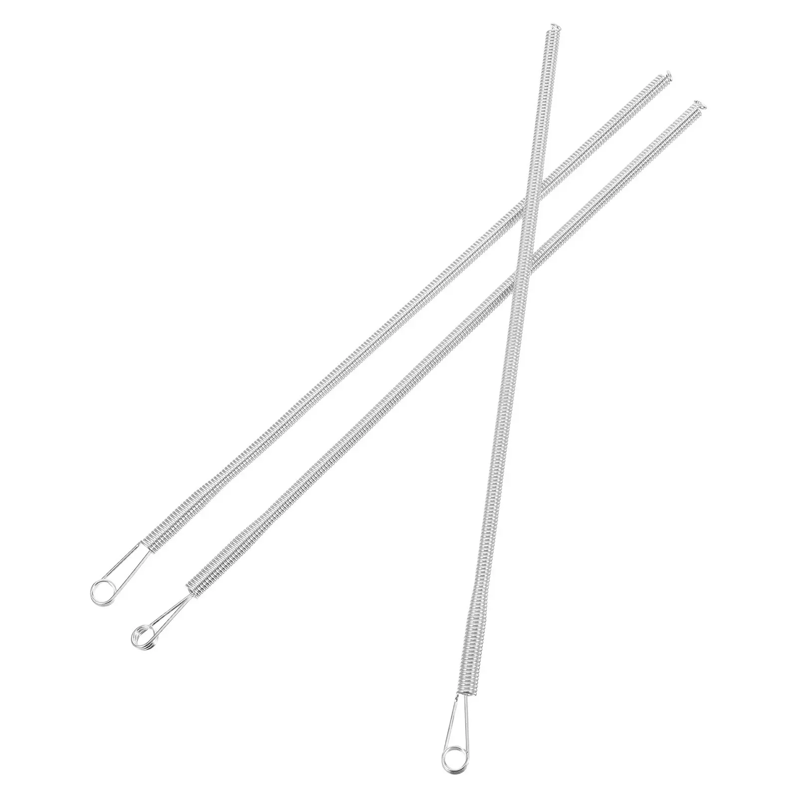 3Pcs Spring Threading Tool Metal Drawstring Replacement Elastic Clamp Sewing Tool Pants Curtain Sewing Threaders