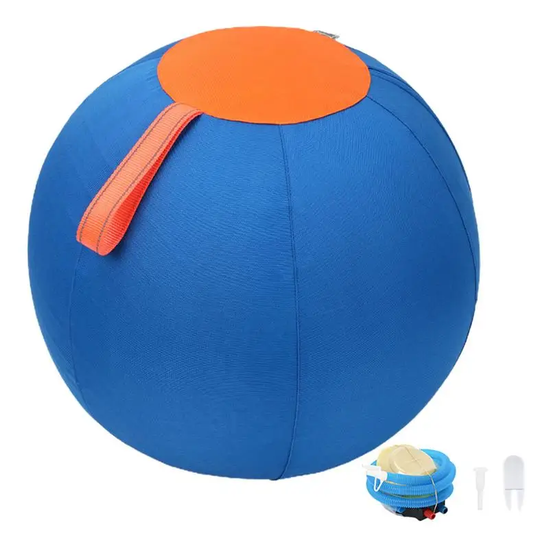 Large Blow up Ball for Dog Inflatable Large Balls Toys for Pets Blue Multipurpose Puppy Toys Dog Enrichment Toy for Playing