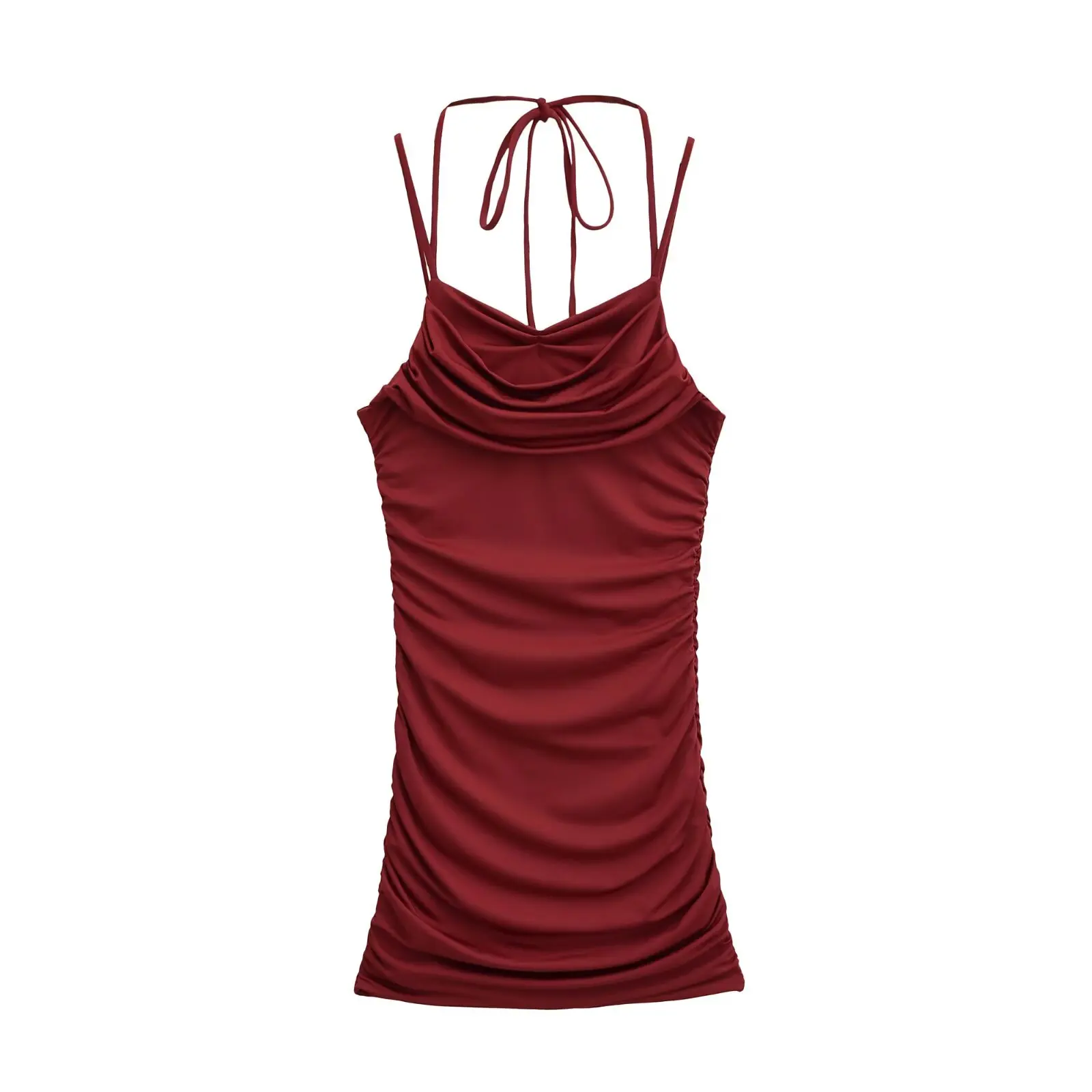 Pure Desirable Sexy ort Strapl Folded Neline Dr Women's Slimming Sexy Bodycon  Bal Skirt Summer Casual