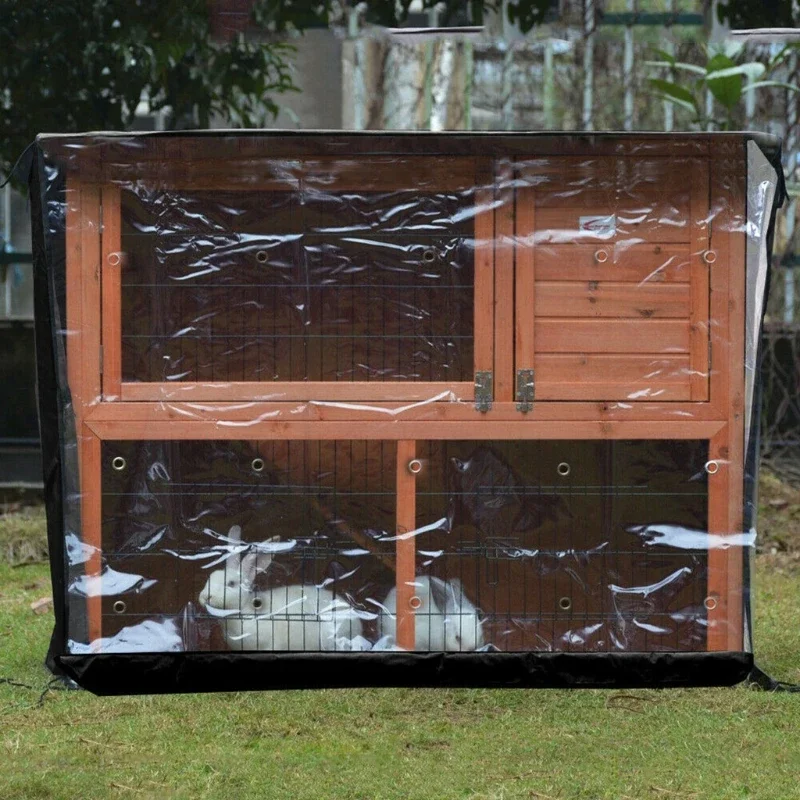 

Bunny Hutch Cover 210D Oxford Waterproof Animal Hutch Cover Dustproof