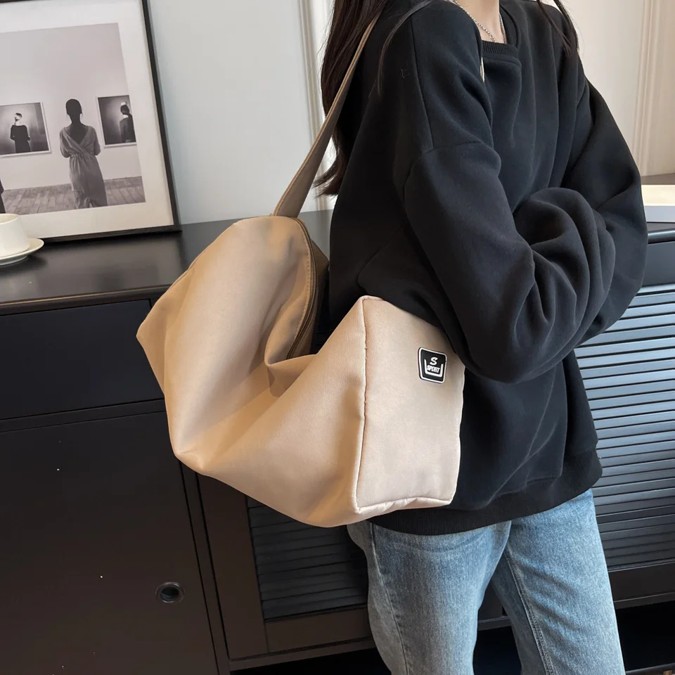 Women Messenger Bags Canvas Casual Shoulder bag Handbags Female Zipper Crossbody Bag for Woman Designer Beach Casual Tote