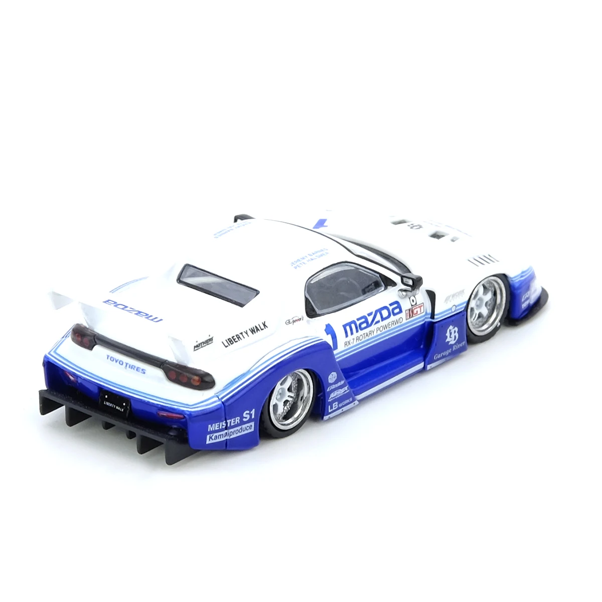 INNO64 1:64 Mazda RX-7 FD3S LB-Super Silhouette Hong Kong Toy Car Salon Special Edition Diecast Car Model In Stock Ready To Ship