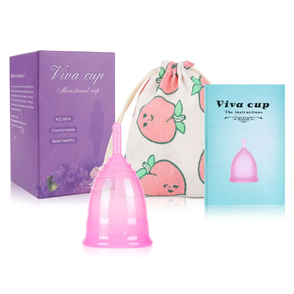 Reusable Vagina Period Menstrual Cup Silicone Month Cup Extra-Thin Menstrual Cup Woman Care Menstrual Copa Collector