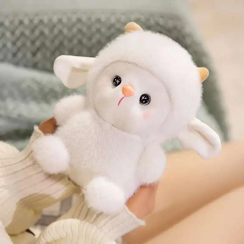 17 cm mooie mini desktop huisdieren serie knuffels delicate mooie handgemaakte baby dieren pop perfect cadeau voor kinderen