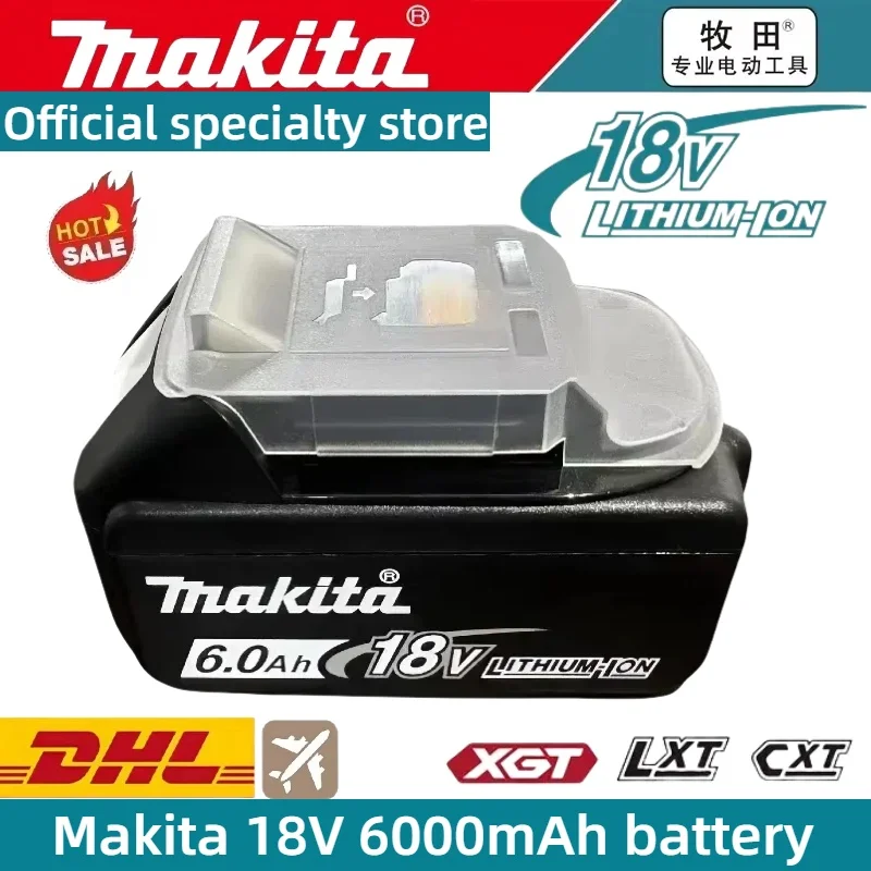 Original for Makita 18V 6Ah  Rechargeable 18650 Battery DDF487 DTW700 DTW600 Drill，Wrench，screwdriver Tool battery High Capacity