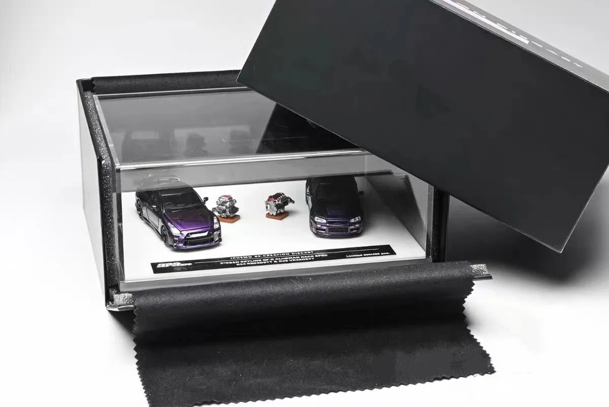 

Модель ICHEMO 1:64 2025APAxpo R34 R35 M4, литая под давлением модель автомобиля, коллекция ограниченной серии