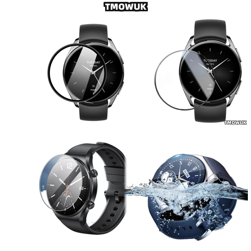 

For Xiaomi Watch S1 S3 Pro S4 Sport Crystal-Clear Tempered Glass Screen Protector 9H Hardness Scratch-Resistant