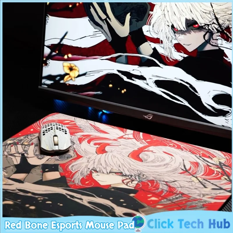 

Коврик для киберспорта Red Bone Apex, профессиональный игровой коврик, быстрая скорость средней твердости, компьютерные периферийные аксессуары, тематический коврик в стиле аниме