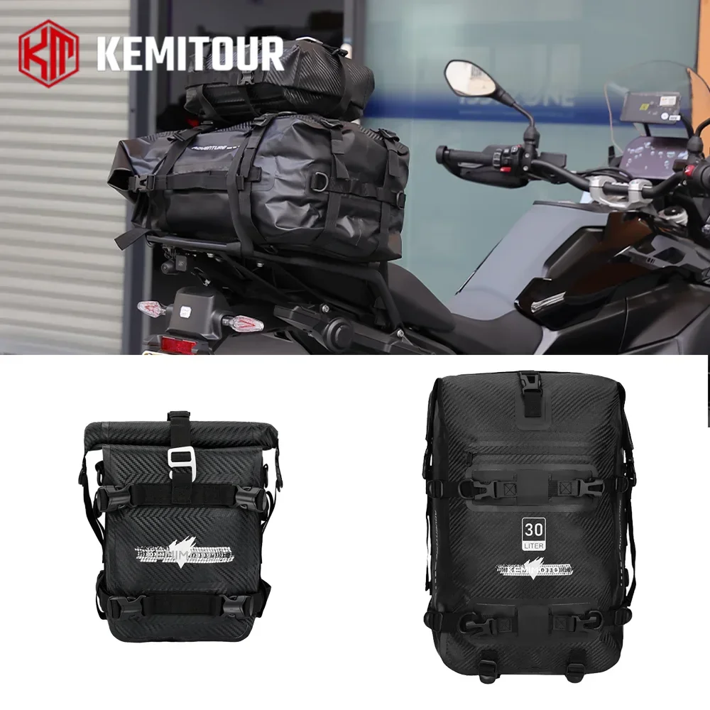 

For BMW R1300GS R1250GS R1200GS Rear Side Box Top Bag Frame Bumper Bags 5-30L Helmet Glover Moto Tool Bag Universal Waterproof