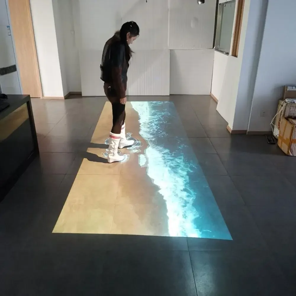 Update interactive floor software with video display function