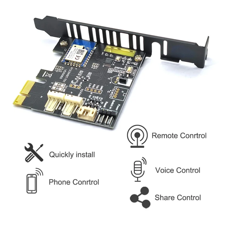 AED7-Tuya Modul Sakelar Nirkabel Remote Control Kartu Boot Jarak Jauh Komputer WIFI untuk Komputer Bekerja dengan Google Home Tmall Elf