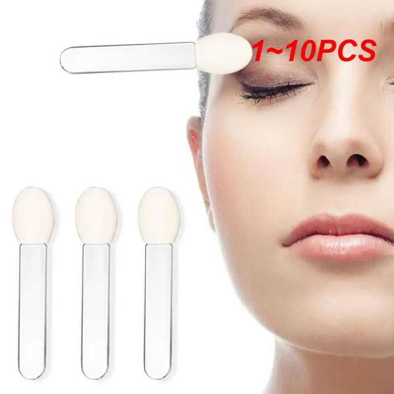 1~10PCS WholesaleMakeup Double-end Eye Shadow Eyeliner Brush Sponge Applicator Tool Cosmetic Eyeshadow Brush Makeup Tool