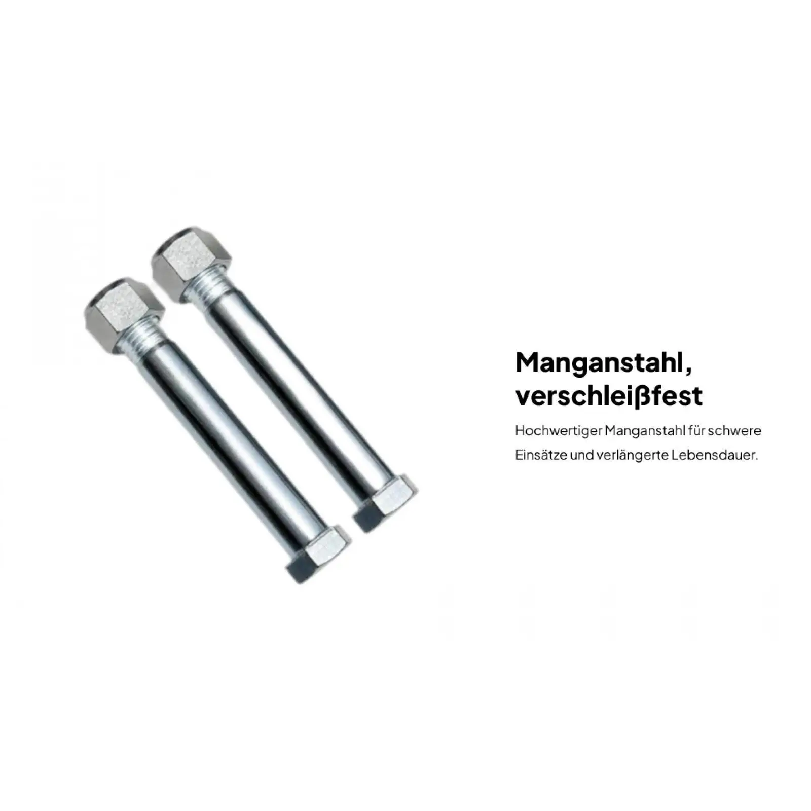 2x Pinos de escavadeiras Acessórios Fácil instalação Peças sobressalentes Ancinho profissional