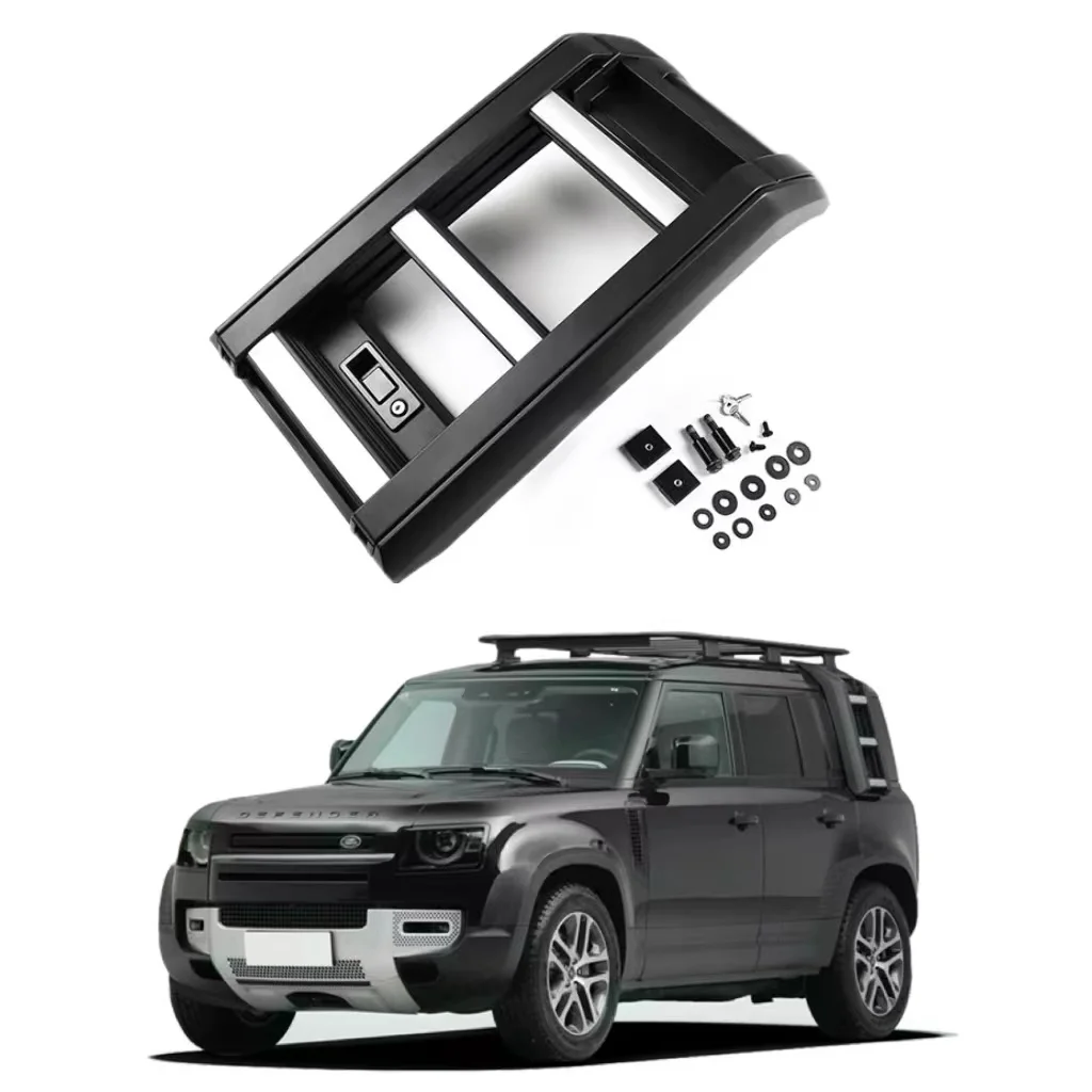 

Aluminum Car Side Retractable Climbing Ladder Telescopic High Quality For 2020 2021 Land Rover Defender 90/110