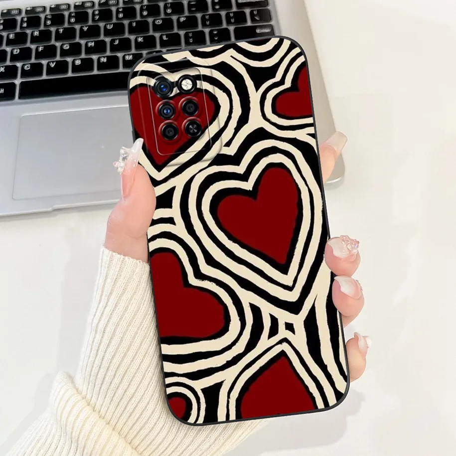 For Infinix Note 10 Pro Case X695 X695D Cover Fashion Painted Soft Silicone Phone Cases For Infinix Note 10 Note10 Pro NFC Funda