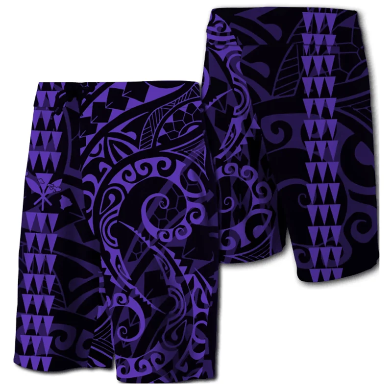 New Men Beach Shorts Hawaii Tropical Flamingos And Tropical Plants Board Shorts Swim Trunks 2024 3D Print Women Kid Short Pants