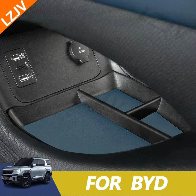 Suitable For BYD Yuan Plus Glory Version Central Control Lower Storage Box BYD Atto3 Car Finishing Storage Box Accessories Modif