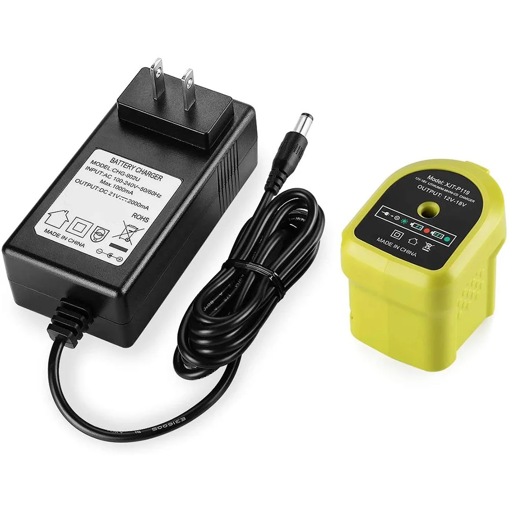 

AB47-P119 Nicd Lithium- Dual Battery Charger For Ryobi 18V ONE+ Battery P102 P103 P104 P105 P107 P108