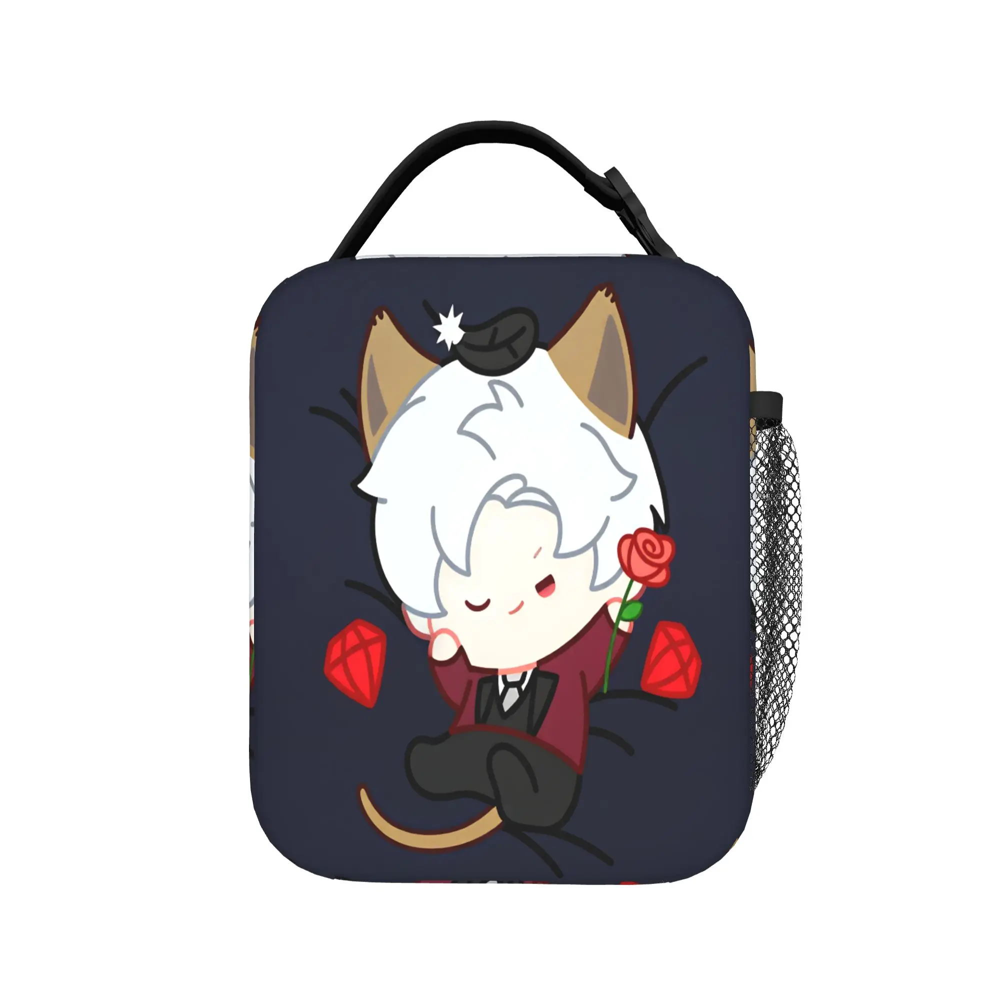 Love and Deepspace Sylus chibi  Lunch Bag  Fun Lunch Box For Adult School  Cooler Bag Waterproof Designer Thermal Tote Handbags