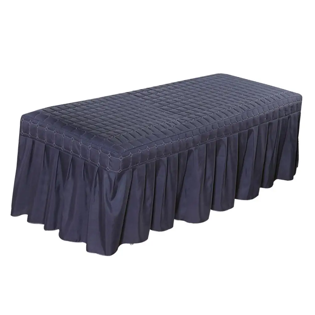 Hotel Massage Bed Skirt Beauty Table Valance Sheet Cover w/Breath Hole 4 Sizes