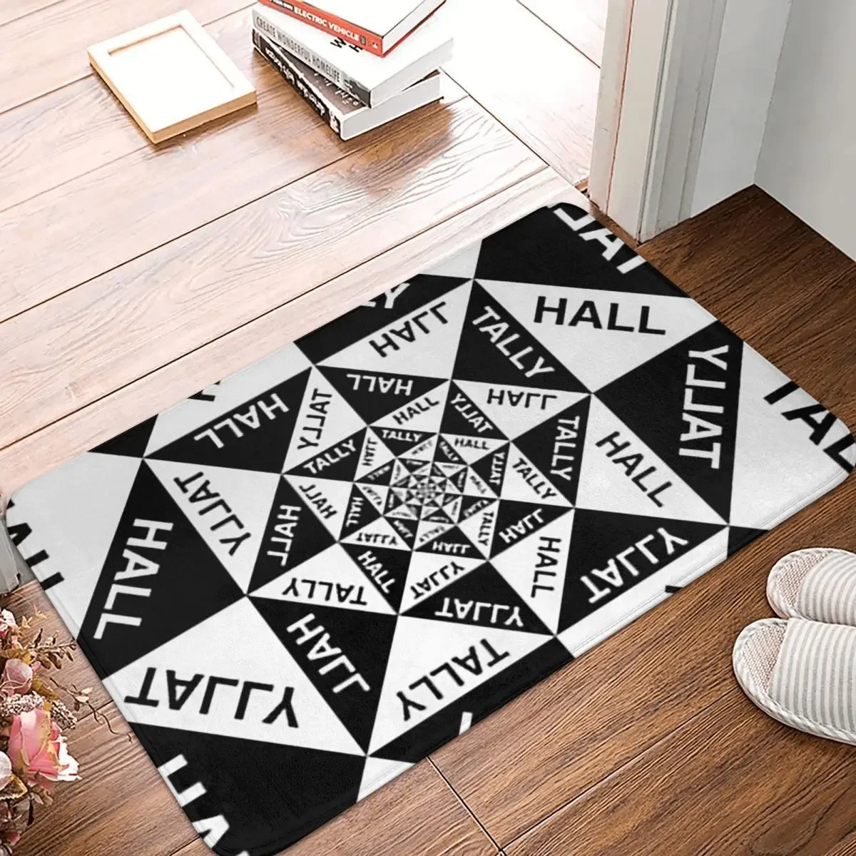 

New 02 Tally Hall Band Logo Genre Indie Pop Doormat Rug Carpet Mat Footpad Non-slip Cushion Entrance Kitchen Bedroom Balcony