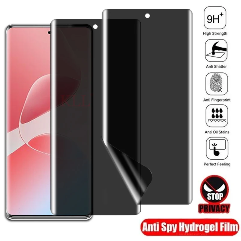 

1-2pcs 3D Curved Screen Privacy Hydrogel Film for Infinix Hot 60 50 Pro+ Zero 40 30 4G Note 50s 40S Anti peep Protective Film