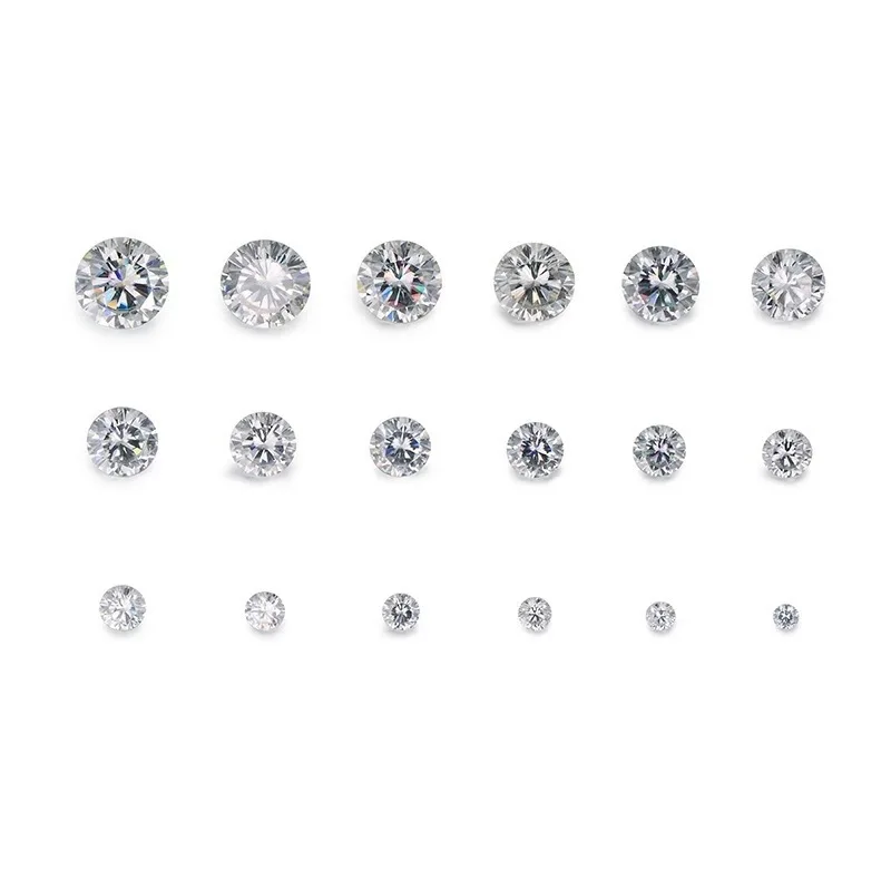 Moissanite loose diamonds D color Eight hearts and eight arrows VVS 0.3ct -5ct Moissanite loose diamonds wholesale