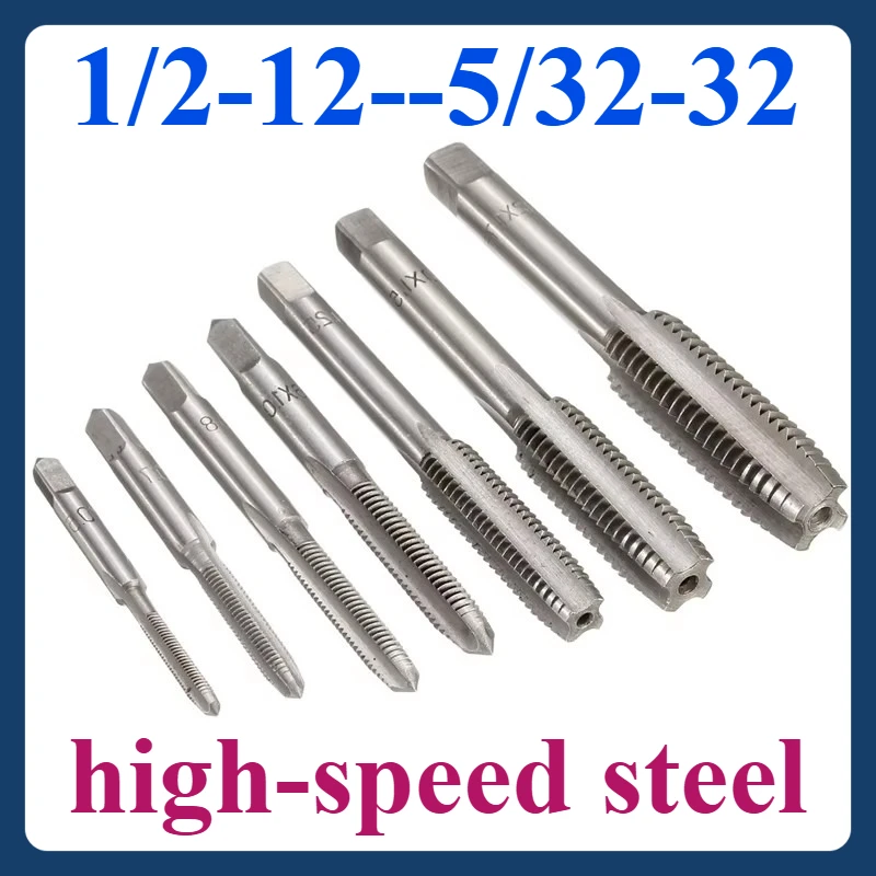

1/2-12-5/32-32 British Standard High-Speed Steel Tap Machine-Use British Standard Tap