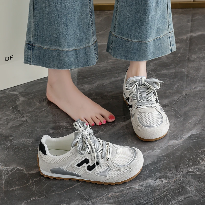 

Breathable Mesh Platform Sneakers for Women 3cm Thick Sole Comfortable Walking Shoes Non Slip Fashion Athletic Footwear