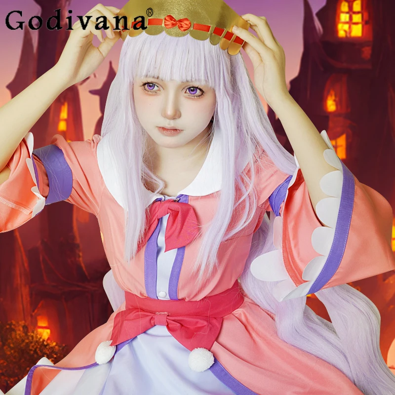 Sleepwear Comic Anime Cosplay Dress Women Anime Sleepy Princess in The Demon Castle Dress Girls Princess Lolita Costumes