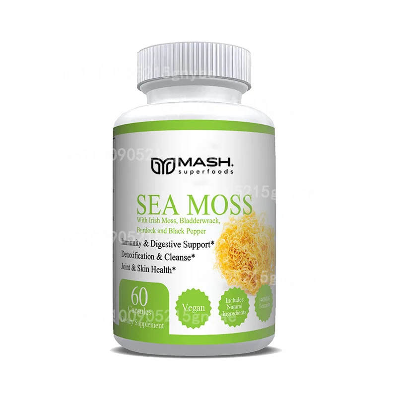 

Капсулы Ocean Wild Seaweed, 100% органические ирландские водоросли содержит органическую хлореллю, мочевой пузырь и витамин D для энергии, здоровья легких